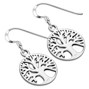 Tree of Life Silver Earrings, ep322